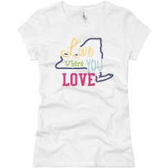 Ladies Slim Fit Basic Promo Jersey Tee