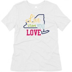 Ladies Relaxed Fit Super Soft Triblend Tee