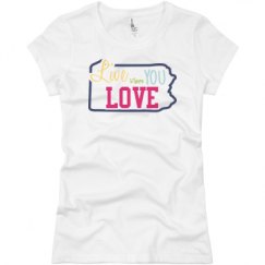 Ladies Slim Fit Basic Promo Jersey Tee