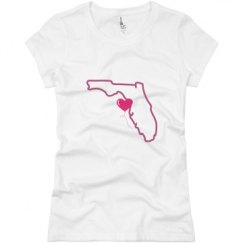 Ladies Slim Fit Basic Promo Jersey Tee