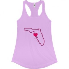 Ladies Slim Fit Racerback Tank Top