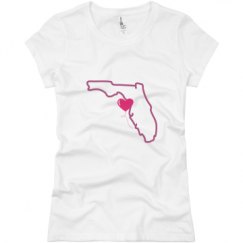 Ladies Slim Fit Basic Promo Jersey Tee
