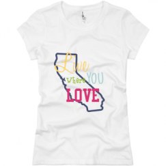 Ladies Slim Fit Basic Promo Jersey Tee