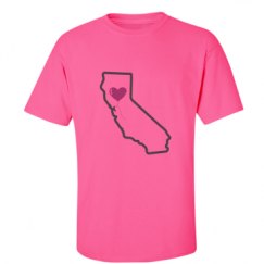 Unisex Ultra Cotton Safety Neon Crewneck Tee