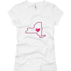 Ladies Slim Fit Basic Promo Jersey Tee