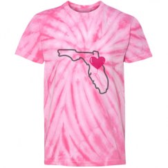 Youth Tie-Dye Cyclone Pinwheel Tee