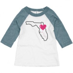 Toddler 3/4 Sleeve Raglan Tee