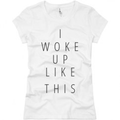 Ladies Slim Fit Basic Promo Jersey Tee