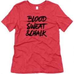 Ladies Relaxed Fit Super Soft Triblend Tee