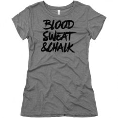 Ladies Slim Fit Super Soft Triblend Tee