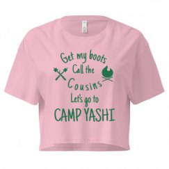 Ladies Festival Cali Crop Top Tee