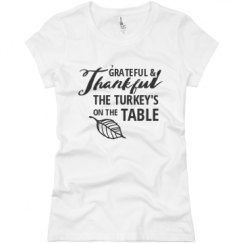 Ladies Slim Fit Basic Promo Jersey Tee