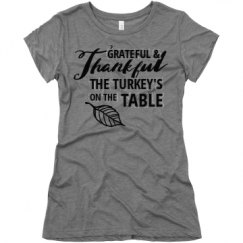 Ladies Slim Fit Super Soft Triblend Tee