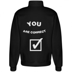 Unisex Cadet Collar Sweatshirt