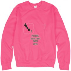 Unisex Neon Crewneck Sweatshirt