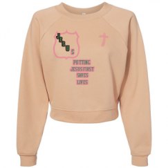 Women's Raglan Pullover Fleece