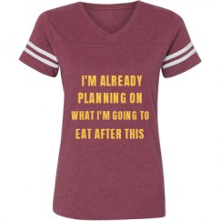 Ladies Relaxed Fit Vintage Sports Tee