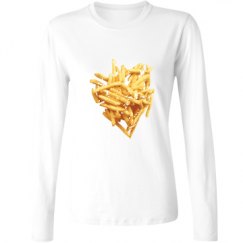 Ladies Relaxed Fit Basic Long Sleeve Tee