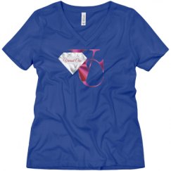 Ladies Relaxed Fit V-Neck Tee