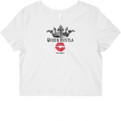 Ladies Slim Fit Crop Top Tee