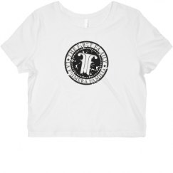 Ladies Slim Fit Crop Top Tee