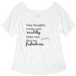 Ladies Flowy Slouchy Tee