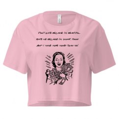 Ladies Festival Cali Crop Top Tee