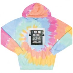 Unisex Tie-Dye Fleece Hoodie