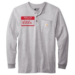 Unisex Carhartt Long Sleeve Henley Tee 