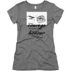 Ladies Slim Fit Super Soft Triblend Tee