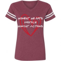 Ladies Relaxed Fit Vintage Sports Tee