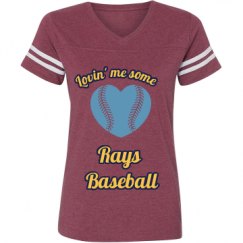 Ladies Relaxed Fit Vintage Sports Tee