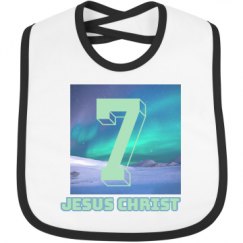 Infant Contrast Trim Bib