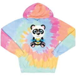 Unisex Tie-Dye Fleece Hoodie