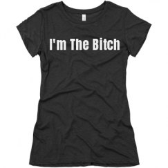 Ladies Slim Fit Super Soft Triblend Tee