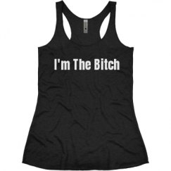 Ladies Slim Fit Super Soft Racerback Triblend Tank