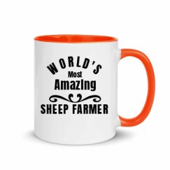 11oz Ceramic Mug with Color Inside