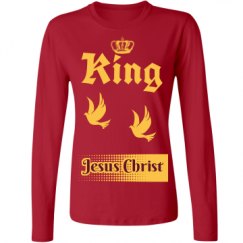 Ladies Relaxed Fit Basic Long Sleeve Tee