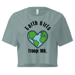 Ladies Festival Cali Crop Top Tee