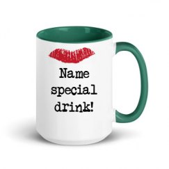 15oz Ceramic Mug with Color Inside