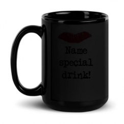 15oz Black Glossy Mug