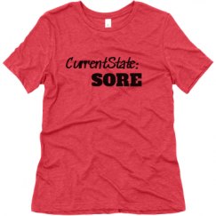 Ladies Relaxed Fit Super Soft Triblend Tee