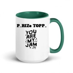 15oz Ceramic Mug with Color Inside