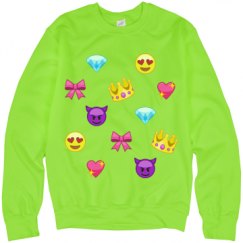 Unisex Neon Crewneck Sweatshirt
