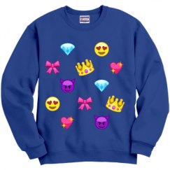 Unisex Film and Foil Crewneck Sweatshirt