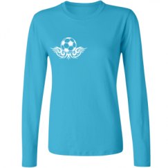 Ladies Relaxed Fit Basic Long Sleeve Tee