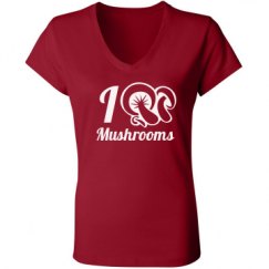 Ladies Slim Fit V-Neck Jersey Tee