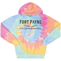 Unisex Tie-Dye Fleece Hoodie
