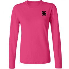 Ladies Relaxed Fit Basic Long Sleeve Tee