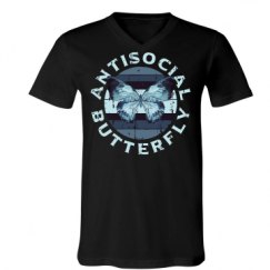 Unisex V-Neck Jersey Tee